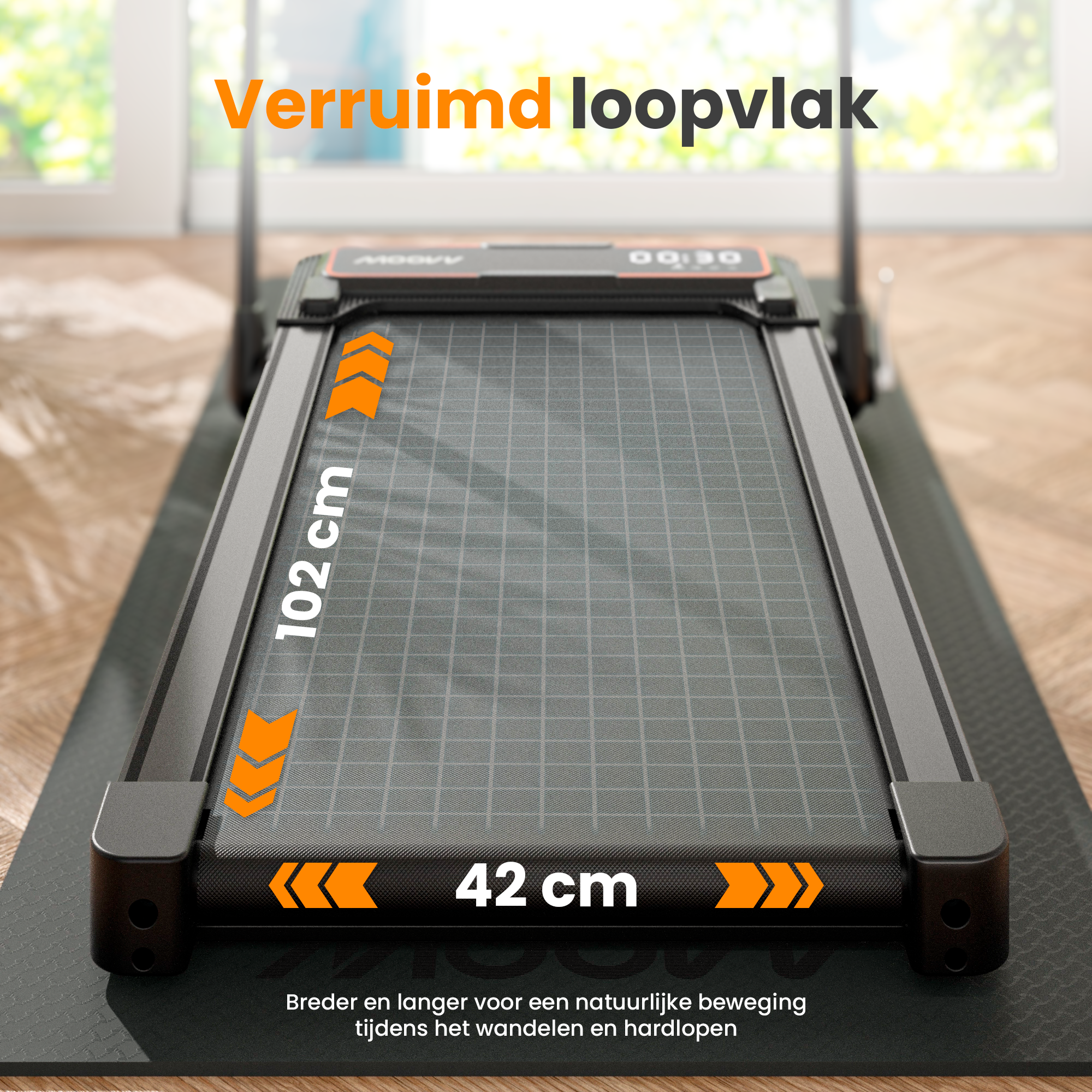 Moovv SmartStep Pro v3 Incline - Loopband Inklapbaar met Helling 1-12km/u
